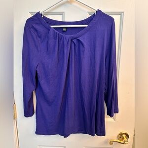 Ann Taylor Rich Purple Blouse